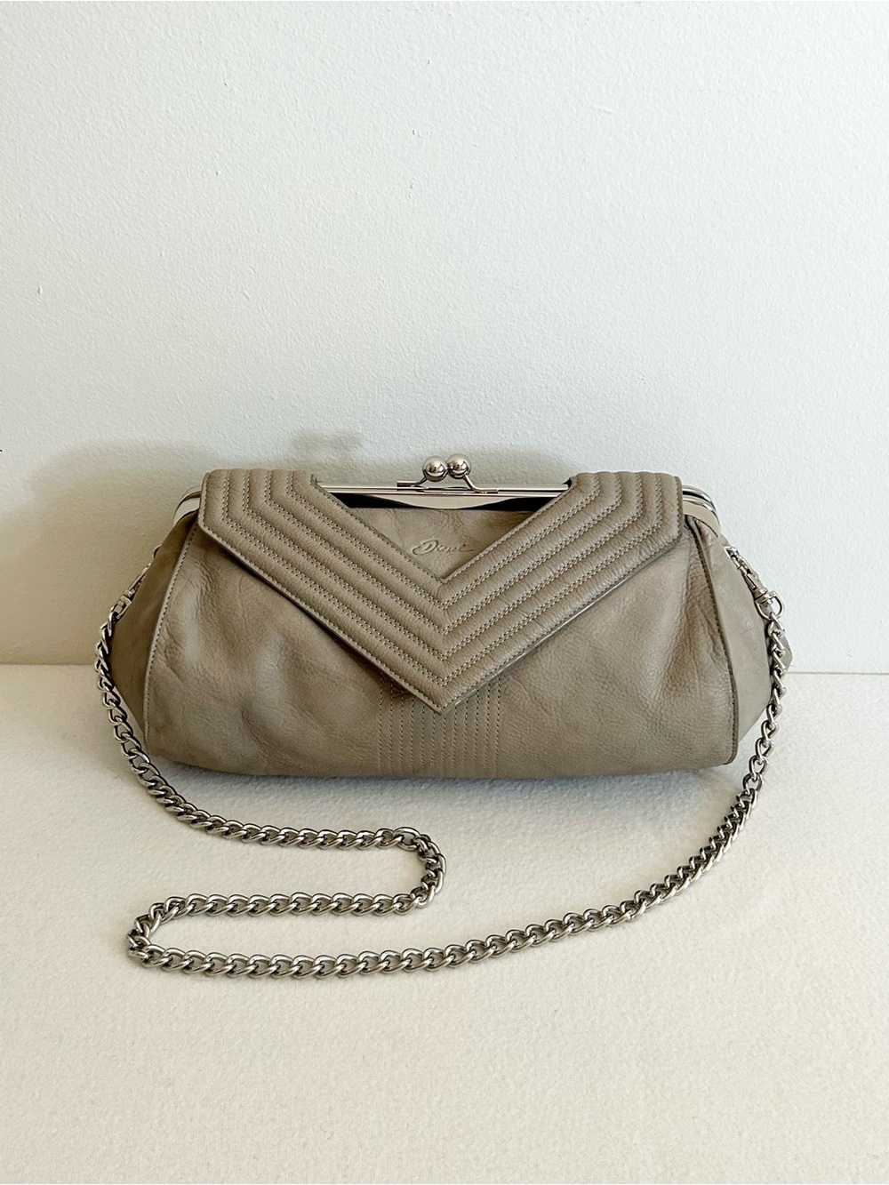 Vintage Diesel Shoulder bag/Clutch in Grey